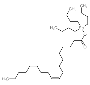 9-Octadecenoic acid,tributylstannyl ester Structure
