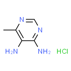 4,5-Diamino-6-methylpyrimidine Hydrochloride Structure