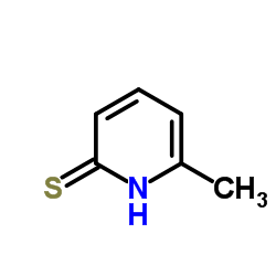 2-巯基-6-甲基吡啶结构式