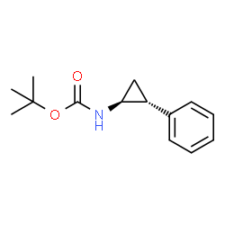 trans-tert-buthyl-2-phenylcyclopropyl carbamate Structure