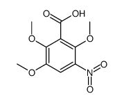 2,3,6-trimethoxy-5-nitrobenzoic acid Structure