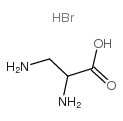 DL-2,3-二氨基丙酸氢溴酸盐结构式