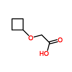 (Cyclobutyloxy)acetic acid Structure