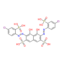 偶氮氯膦Ⅲ结构式