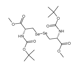 N-Boc-L-selenocystine methyl ester结构式