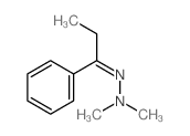 N-methyl-N-(1-phenylpropylideneamino)methanamine结构式