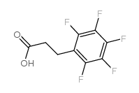 Benzenepropanoic acid,2,3,4,5,6-pentafluoro- Structure