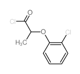 2-(2-Chlorophenoxy)propanoyl chloride结构式
