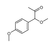 1-甲氧基-1-(4-甲氧基苯基)-2-丙酮结构式