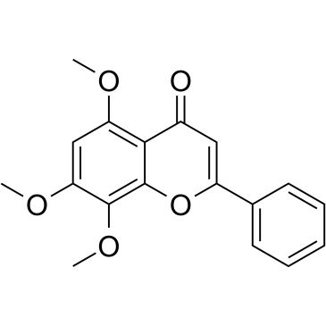 5,7,8-三甲氧基去甲汉黄芩素结构式