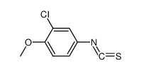 3-chloro-4-methoxyphenyl isothiocyanate结构式