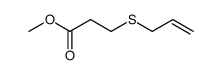 3-(Allylthio)propionic acid methyl ester Structure