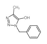 1H-1,2,3-Triazol-5-ol,4-methyl-1-(phenylmethyl)-结构式
