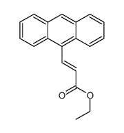 ethyl 3-anthracen-9-ylprop-2-enoate结构式
