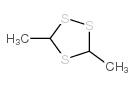 3,5-二甲基-1,2,4-三硫环戊烷结构式