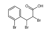 2,3-Dibromo-3-(2-bromophenyl)propionic Acid结构式