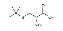 D-S-tert-Butylcysteine Structure