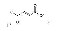 Dilithium (2E)-2-butenedioate Structure