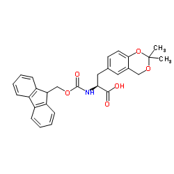 (S)-2-(Fmoc-amino)-3-(2,2-dimethyl-4H-benzo(1,3)dioxin-6结构式
