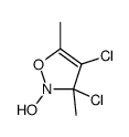 3,4-dichloro-2-hydroxy-3,5-dimethyl-1,2-oxazole Structure