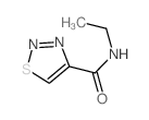 1,2,3-Thiadiazole-4-carboxamide,N-ethyl- Structure