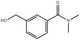 3-(羟甲基)-N,N-二甲基苯甲酰胺结构式