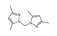 1-[(3,5-dimethylpyrazol-1-yl)methyl]-3,5-dimethylpyrazole结构式