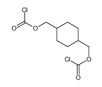 Bis(chloroformic acid)1,4-cyclohexanediylbismethylene ester结构式