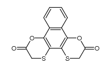 2,3,5,6,-tetrahydronaphtho[1,2-b:4,3-b']bis[1,4]oxathiin-2,7-dione Structure