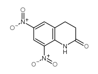 6,8-二硝基-3,4-二氢-1H-喹啉-2-酮结构式