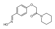 p-(Piperidinocarbonylmethoxy)benzaldehyde oxime结构式