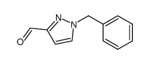 1-benzyl-1H-pyrazole-3-carbaldehyde结构式