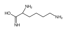 (2S)-2,6-diaminohexanamide Structure