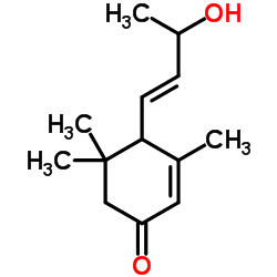 9-羟基-4,7-巨豆二烯-3-酮结构式