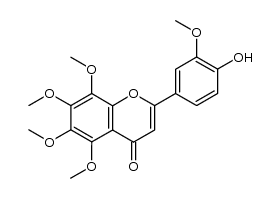 4′-Demethylnobiletin结构式