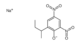 sodium 2-(1-methylpropyl)-4,6-dinitrophenolate Structure