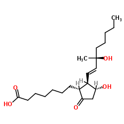 15(S)-15-methyl Prostaglandin E1 Structure