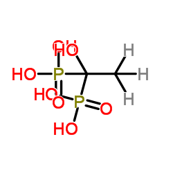 (2,2,2-trideuterio-1-hydroxy-1-phosphonoethyl)phosphonic acid Structure