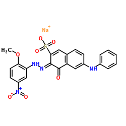 sodium 4-hydroxy-3-[(2-methoxy-5-nitrophenyl)azo]-6-(phenylamino)naphthalene-2-sulphonate picture
