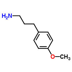 3-(4-甲氧基-苯基)-丙胺结构式