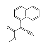 methyl α-diazo(1-naphthyl)acetate结构式