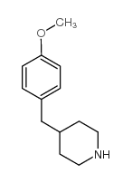 4-(4-甲氧基-苄基)-哌啶结构式