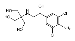 2-[[2-(4-amino-3,5-dichlorophenyl)-2-hydroxyethyl]amino]-2-(hydroxymethyl)propane-1,3-diol结构式