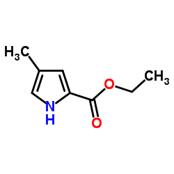 4-甲基-2-吡咯羧酸乙酯结构式