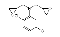 2,5-dichloro-N,N-bis(oxiran-2-ylmethyl)aniline结构式