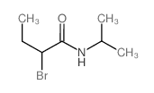 2-溴-n-异丙基丁酰胺结构式