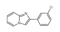 2-(3-溴苯基)-咪唑并[1,2-a]吡啶结构式