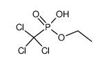 trichloromethyl-phosphonic acid monoethyl ester结构式