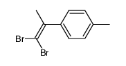 1-(1,1-dibromoprop-1-en-2-yl)-4-methylbenzene结构式