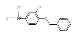 4-苄氧基-3-氯硝基苯结构式